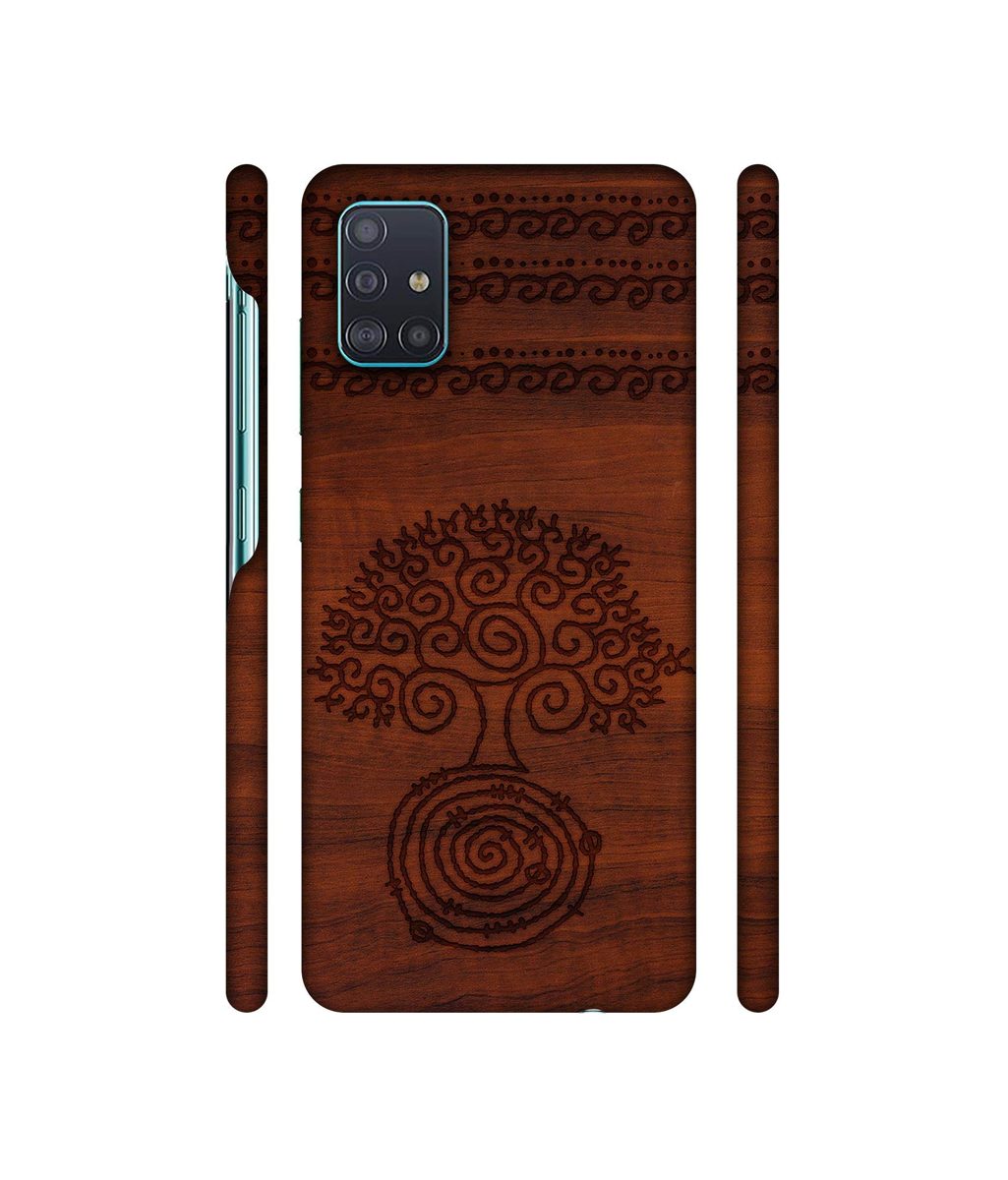 Amazon Brand - Solimo Designer Engraved Patten 3D Printed Hard Back Case Mobile Cover for Samsung Galaxy A51