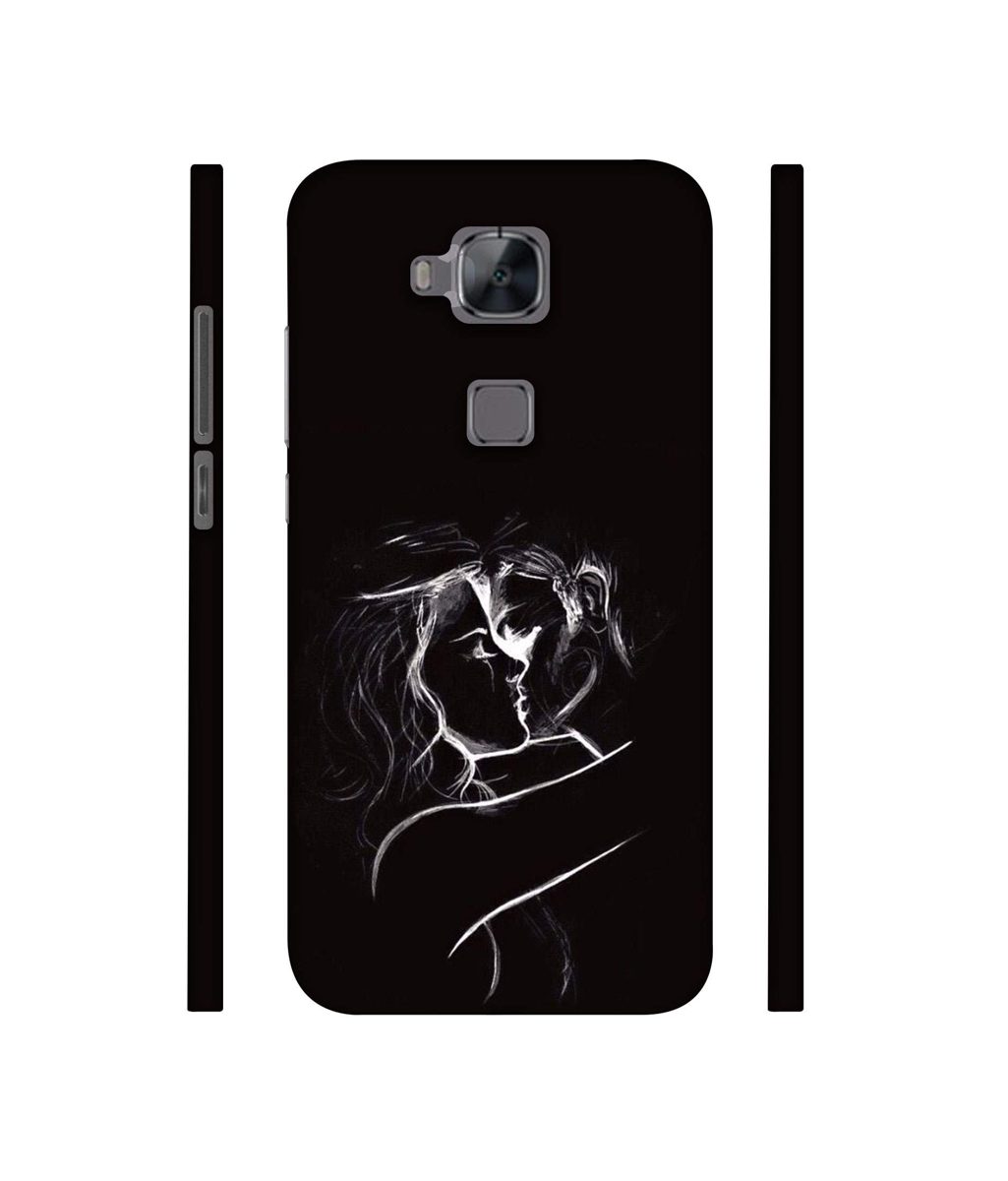 Amazon Brand - Solimo Designer Kissing Couple 3D Printed Hard Back Case Mobile Cover for Huawei G8