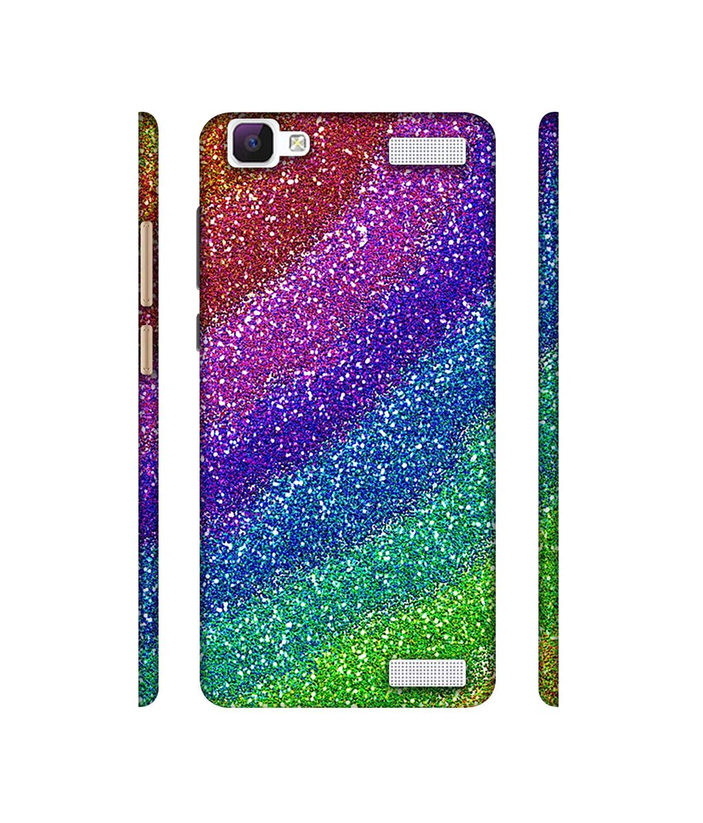 Amazon Brand - Solimo Designer Multicolor Sparkle 3D Printed Hard Back Case Mobile Cover for Vivo V1 Max