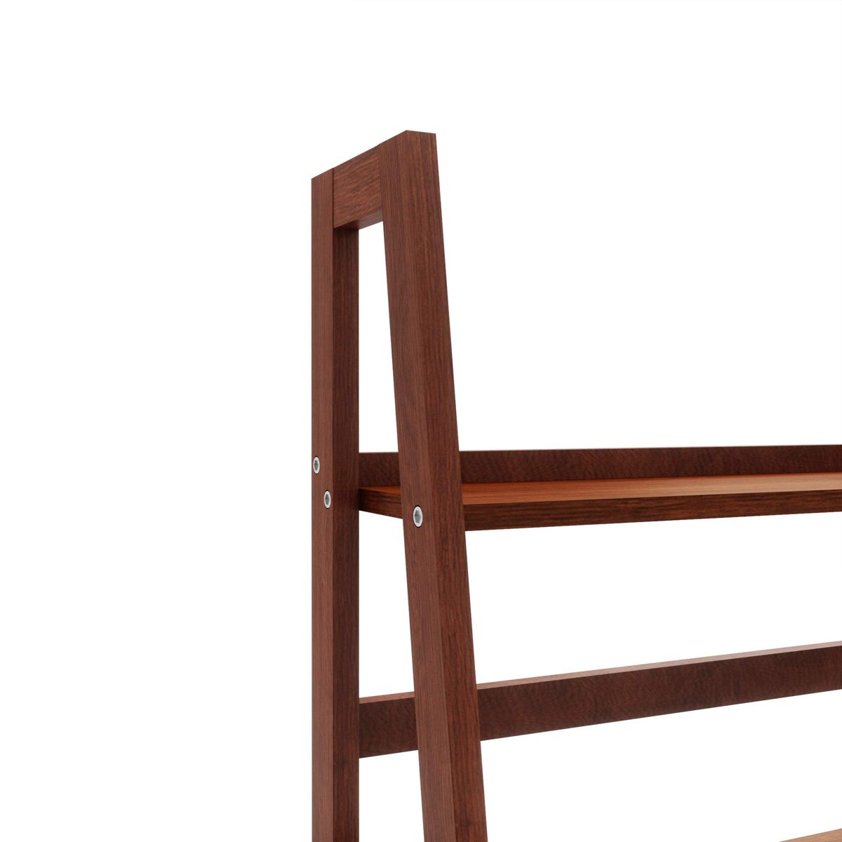 Amazon Brand - Solimo 4-Tier Book Shelf (Walnut)