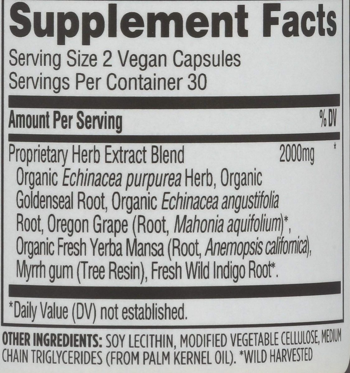 Whole Foods Market, Echinacea Goldenseal, Liquid Capsules, 60 ct