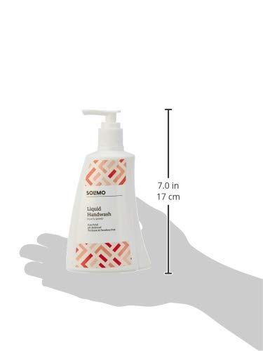 Amazon Brand - Solimo Antibacterial Handwash Liquid, Rose - 250 ml (Pack of 2)