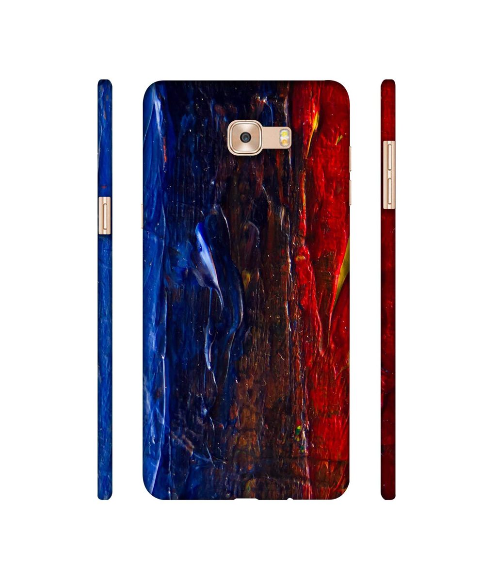 Amazon Brand - Solimo Designer Red Paint On Wall 3D Printed Hard Back Case Mobile Cover for Samsung Galaxy C9 Pro