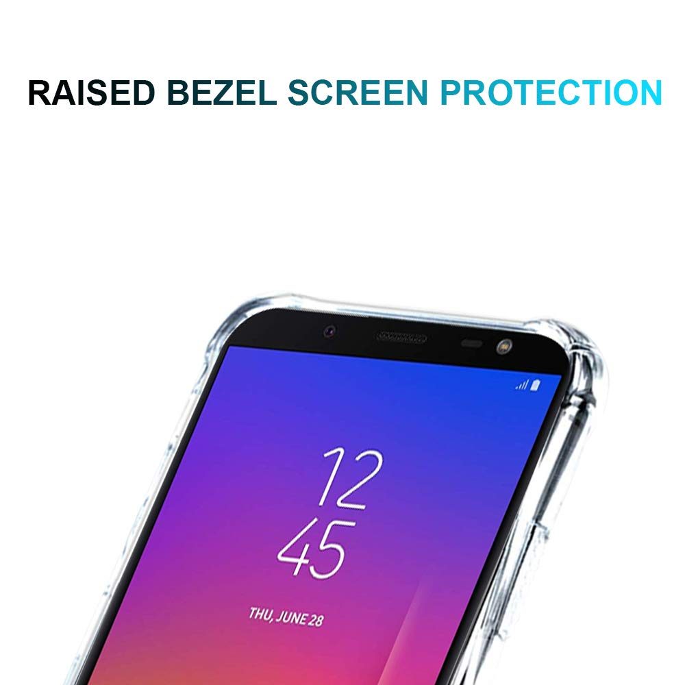 Amazon Brand - Solimo Soft & Flexible Back Phone Case for Samsung Galaxy J6 2018 (Transparent)
