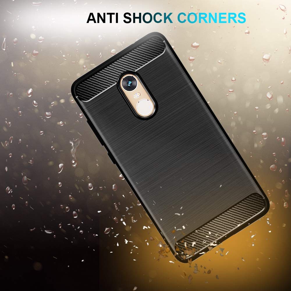 Amazon Brand - Solimo Protective Mobile Cover (Soft & Flexible Back Case) for Redmi Note 4