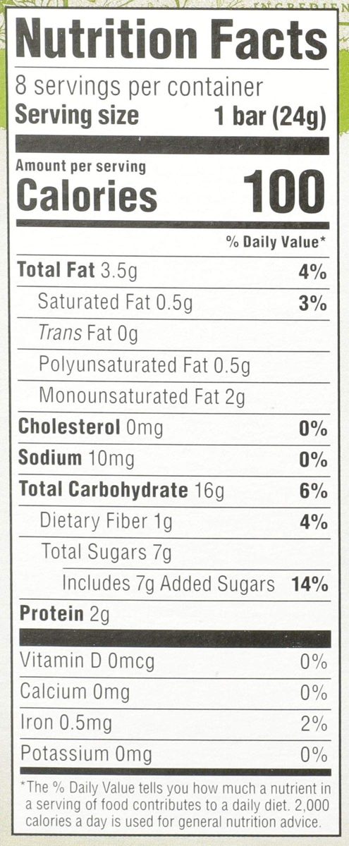 365 Everyday Value, Organic Chewy Granola Bar, Chocolate Chip, 8 ct