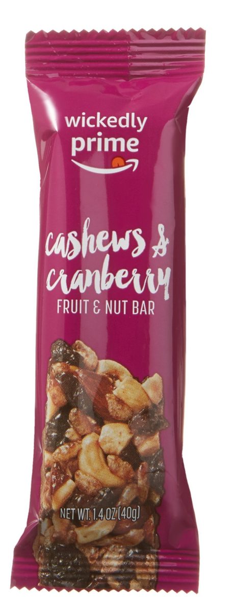 Wickedly Prime Nut Bar, Nuts & Sea Salt, Gluten Free, 1.4 Ounce (Pack of 5)
