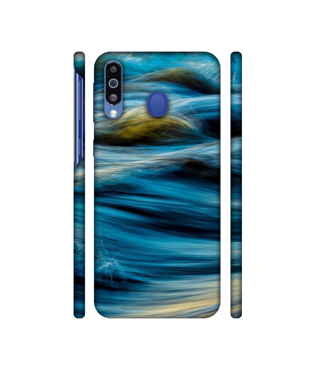Amazon Brand - Solimo Designer Sea Wave 3D Printed Hard Back Case Mobile Cover for Samsung Galaxy M21
