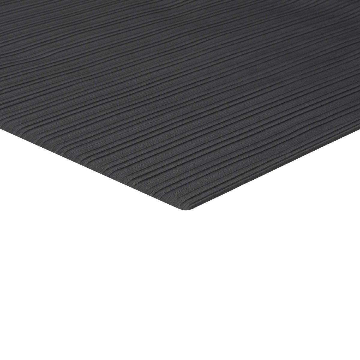 AmazonBasics Anti-Fatigue Mat Single-Layer Foam Ribbed 3/8", 2X3 Black