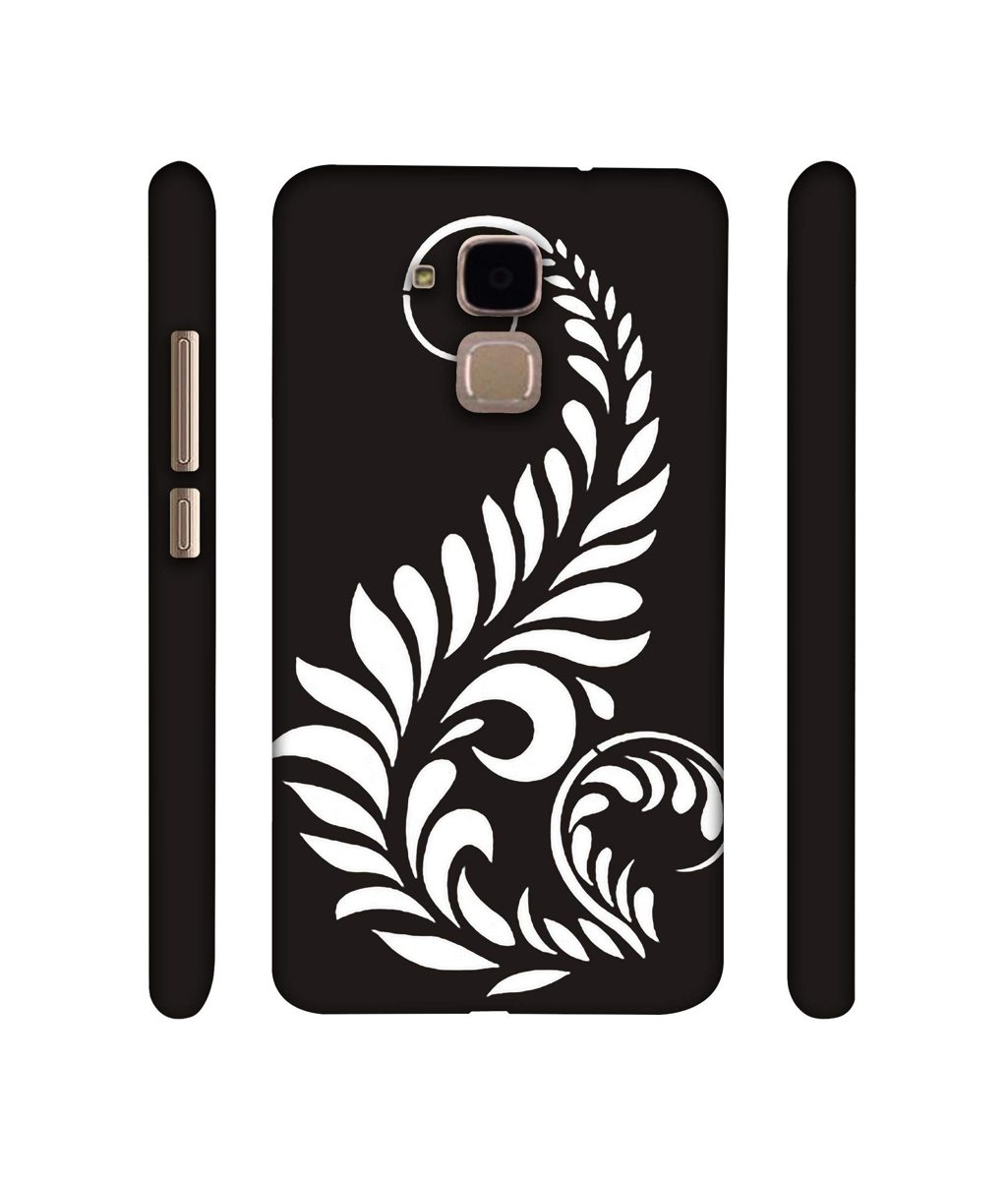 Amazon Brand - Solimo Designer Simple White Rangoli 3D Printed Hard Back Case Mobile Cover for Huawei Honor 5c
