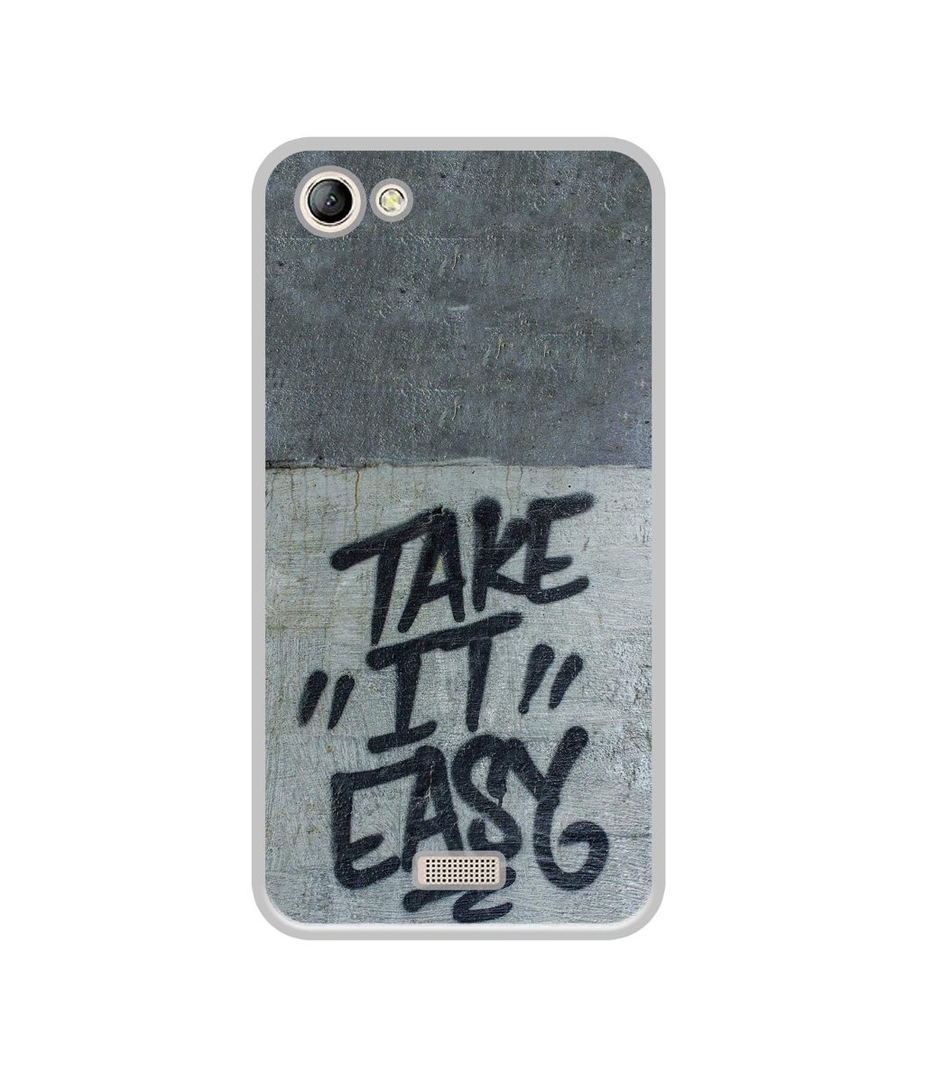 Amazon Brand - Solimo Designer Take It Easy UV Printed Soft Back Case Mobile Cover for Lyf Water 11