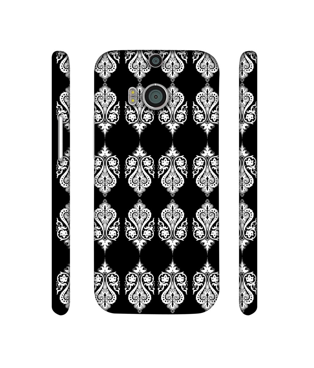 Amazon Brand - Solimo Designer S Shape Pattern 3D Printed Hard Back Case Mobile Cover for HTC One M8