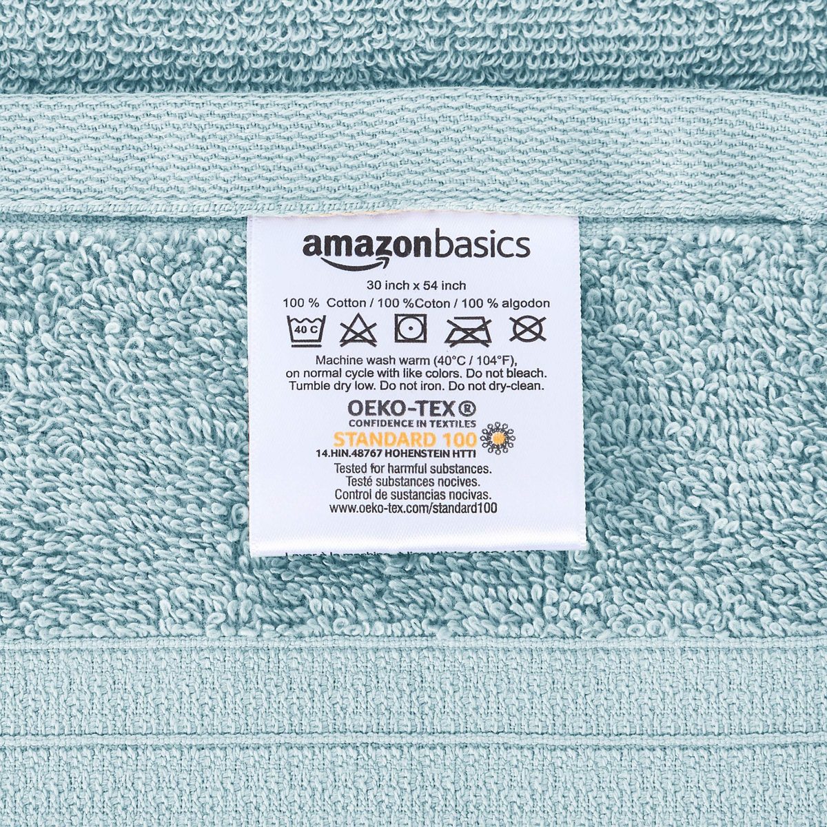 AmazonBasics Performance Bath Towels