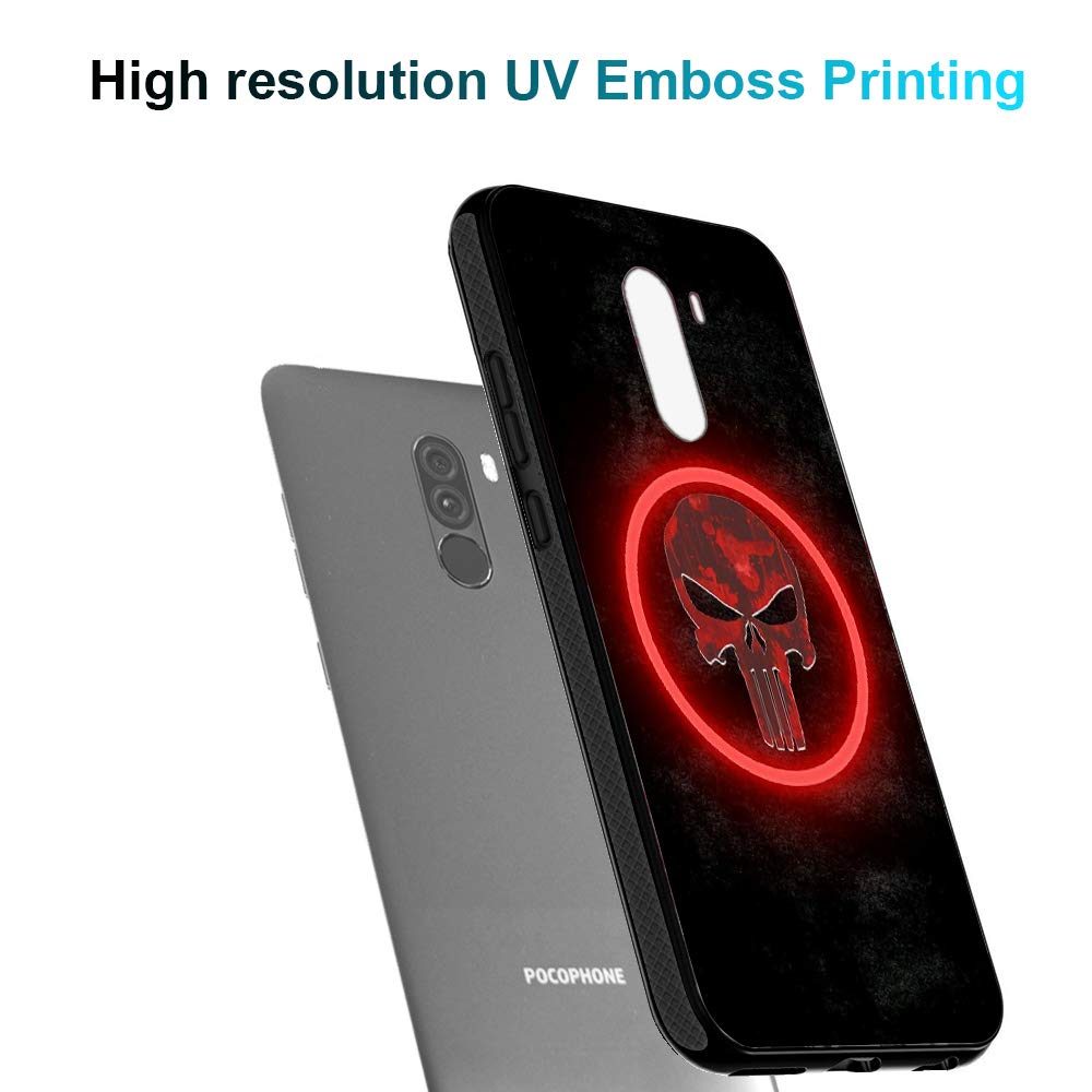 Amazon Brand - Solimo Designer Skull Printed Hard Back Case Mobile Cover for Poco F1 (D1187)