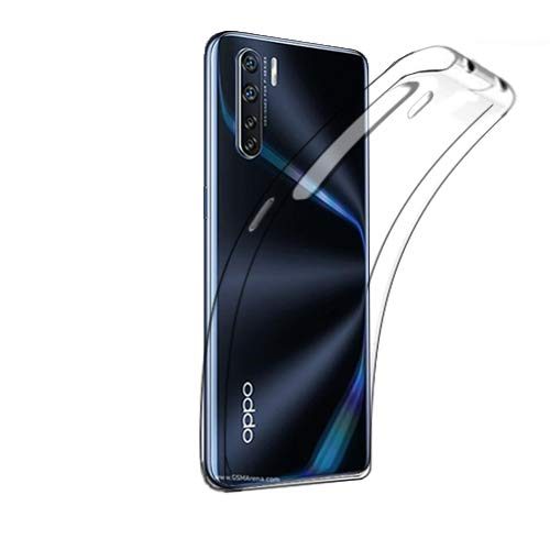 Amazon Brand - Solimo Soft & Flexible Back Phone Case for Oppo F15 (Transparent)