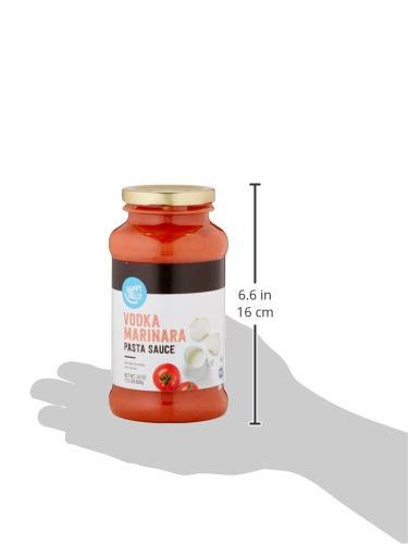 Amazon Brand - Happy Belly Vodka Cream Pasta Sauce, 24 oz (Pack of 6) (Previously Solimo)