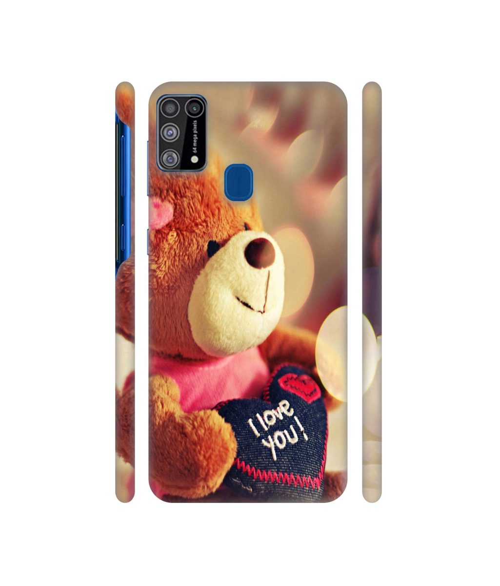 Amazon Brand - Solimo Designer Teddy Bear 3D Printed Hard Back Case Mobile Cover for Samsung Galaxy M31