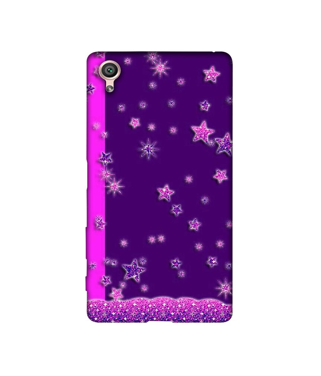 Amazon Brand - Solimo Designer Sparkling Stars 3D Printed Hard Back Case Mobile Cover for Sony Xperia X