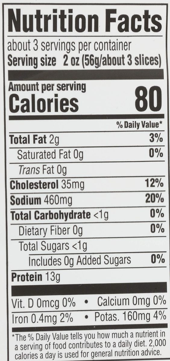 365 EVERYDAY VALUE Organic Sliced Pepper Turkey Breast, 6 OZ