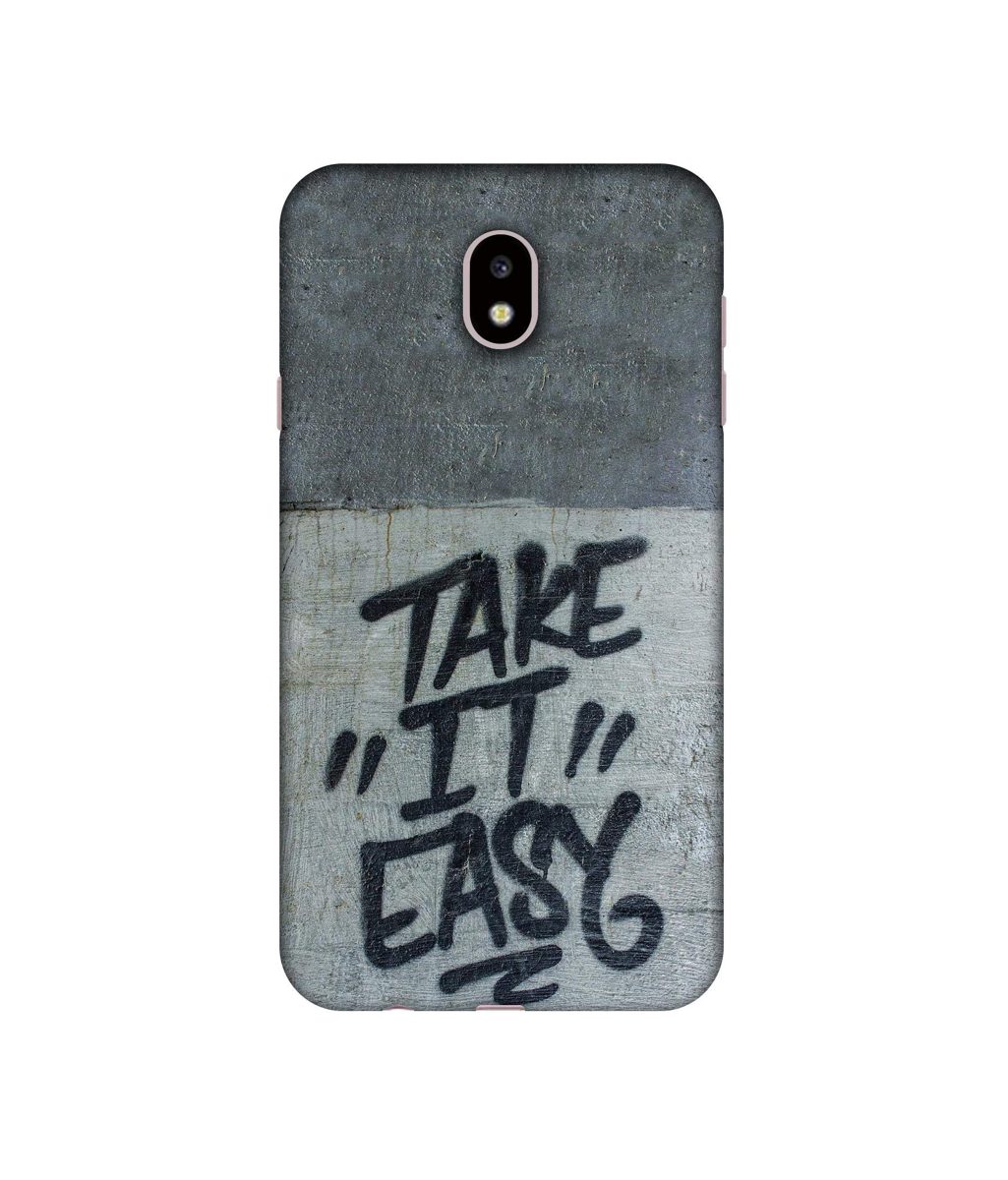 Amazon Brand - Solimo Designer Take It Easy UV Printed Soft Back Case Mobile Cover for Samsung Galaxy J7 Pro