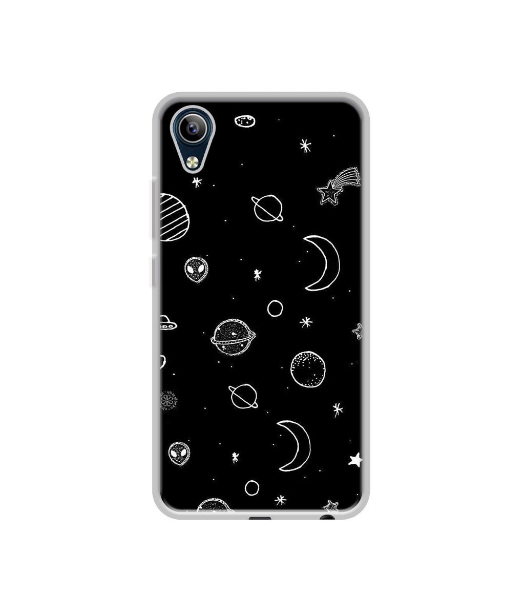 Amazon Brand - Solimo Designer Solar System UV Printed Soft Back Case Mobile Cover for Vivo Y91i