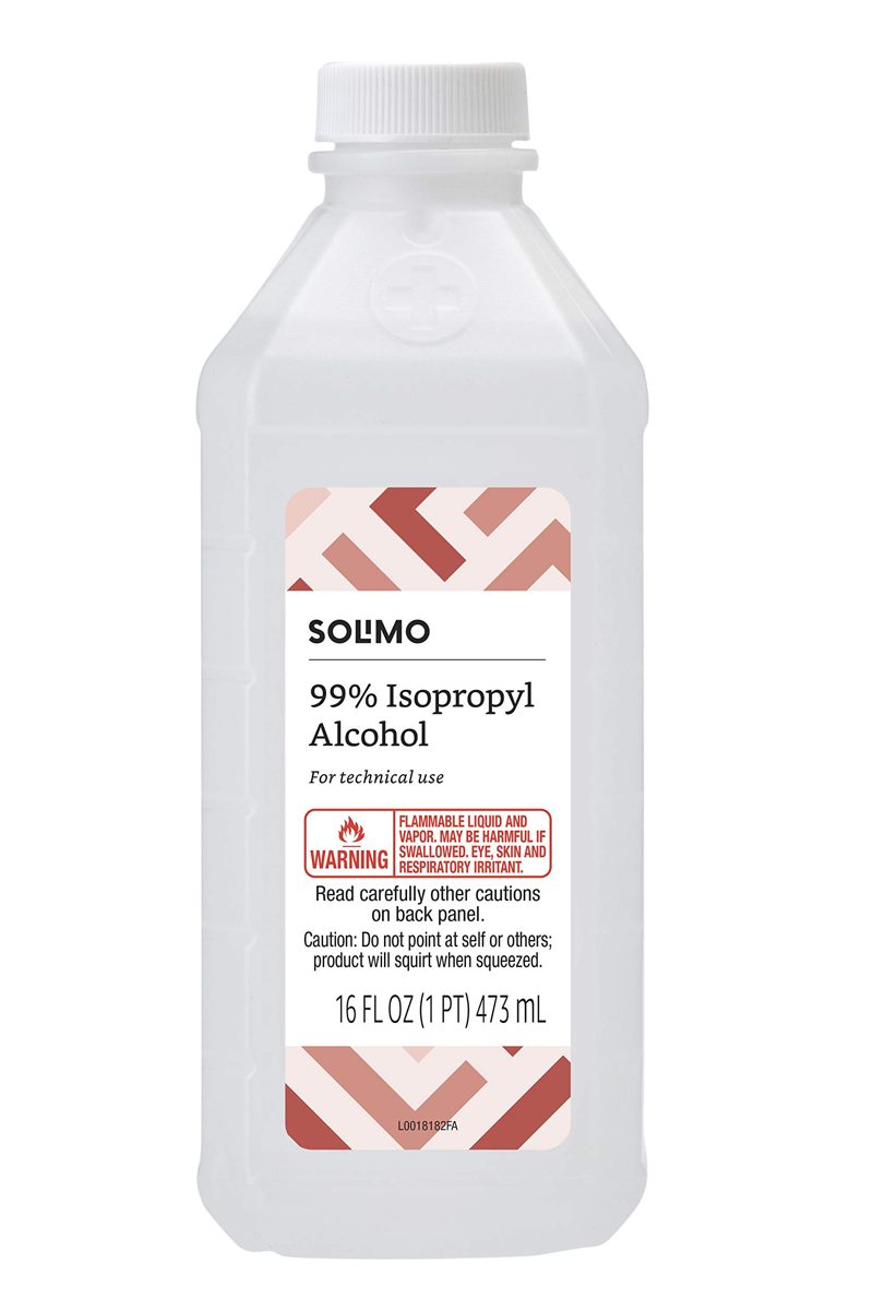 Amazon Brand - Solimo 99% Isopropyl Alcohol For Technical Use,16 Fl Oz