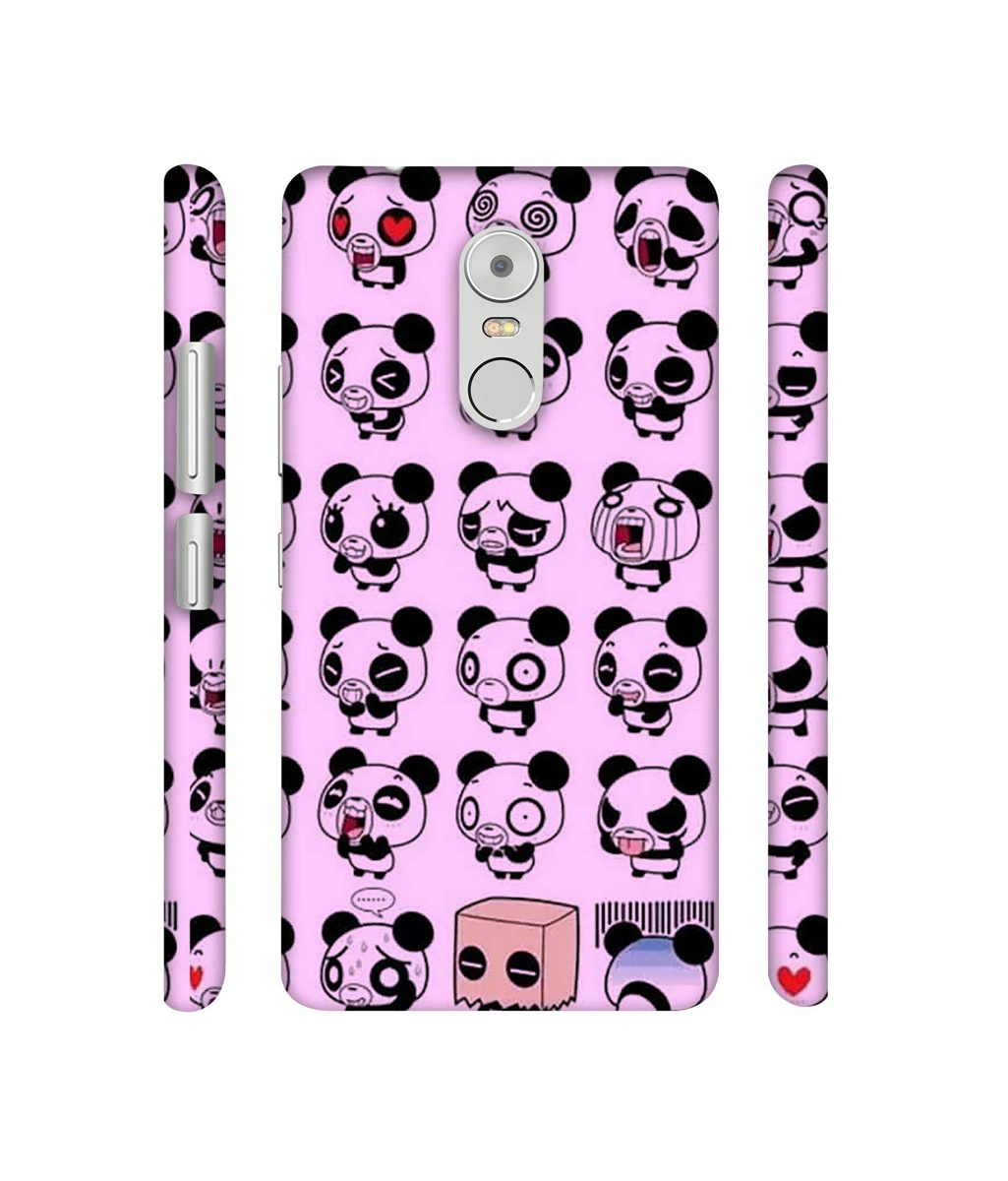 Amazon Brand - Solimo Designer Panda Experation 3D Printed Hard Back Case Mobile Cover for Lenovo K6 Note