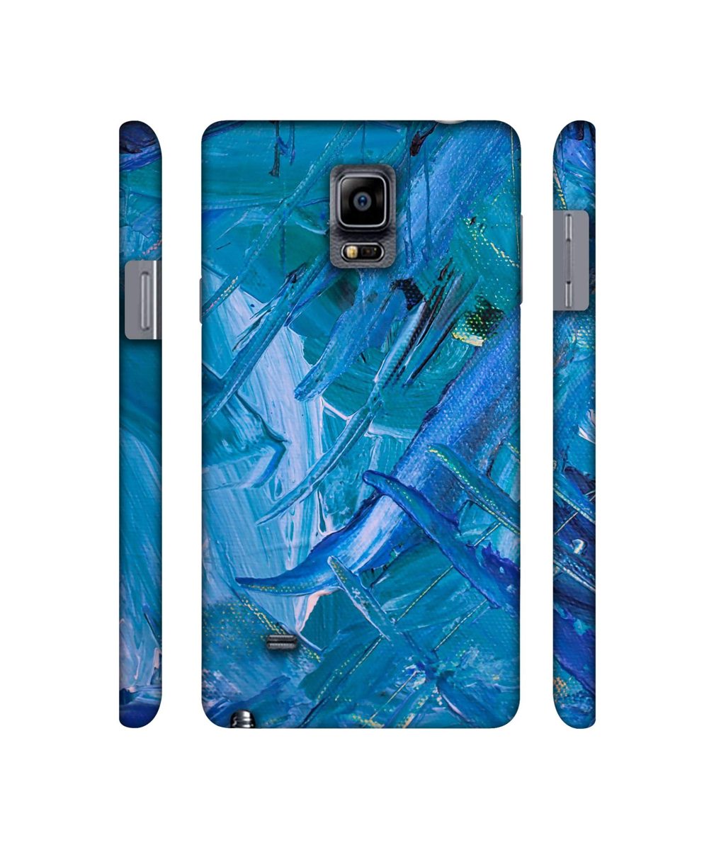 Amazon Brand - Solimo Designer Blue Paint 3D Printed Hard Back Case Mobile Cover for Samsung Galaxy Note 4