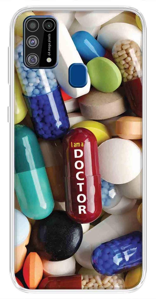 Amazon Brand - Solimo Designer Multicolor Capsule Pattern Printed Soft Back Case Mobile Cover for Samsung Galaxy M31