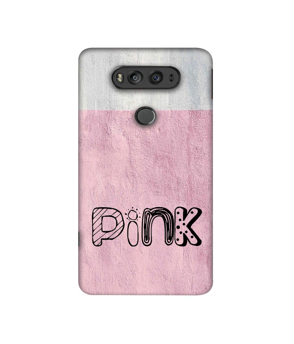 Amazon Brand - Solimo Designer Pink 3D Printed Hard Back Case Mobile Cover for LG V20