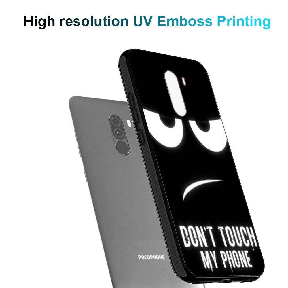 Amazon Brand - Solimo Designer Don't Touch My Mobile Printed Hard Back Case Mobile Cover for Poco F1 (D1153)