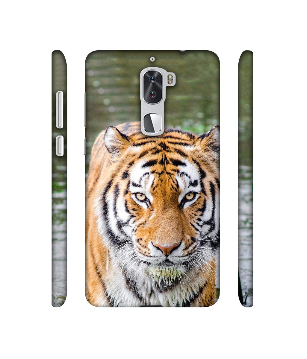 Amazon Brand - Solimo Designer Tiger in Water 3D Printed Hard Back Case Mobile Cover for Coolpad Cool1 Dual