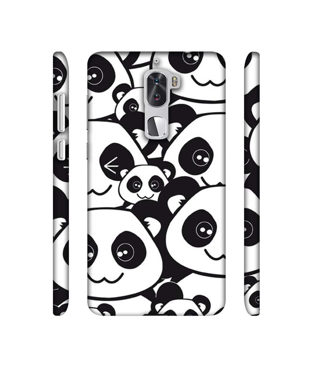 Amazon Brand - Solimo Designer Panda Texture 3D Printed Hard Back Case Mobile Cover for Coolpad Cool1 Dual