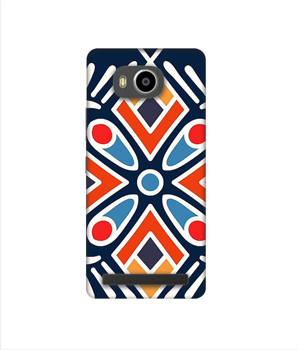 Amazon Brand - Solimo Designer Rangolee 3D Printed Hard Back Case Mobile Cover for Lenovo A7700