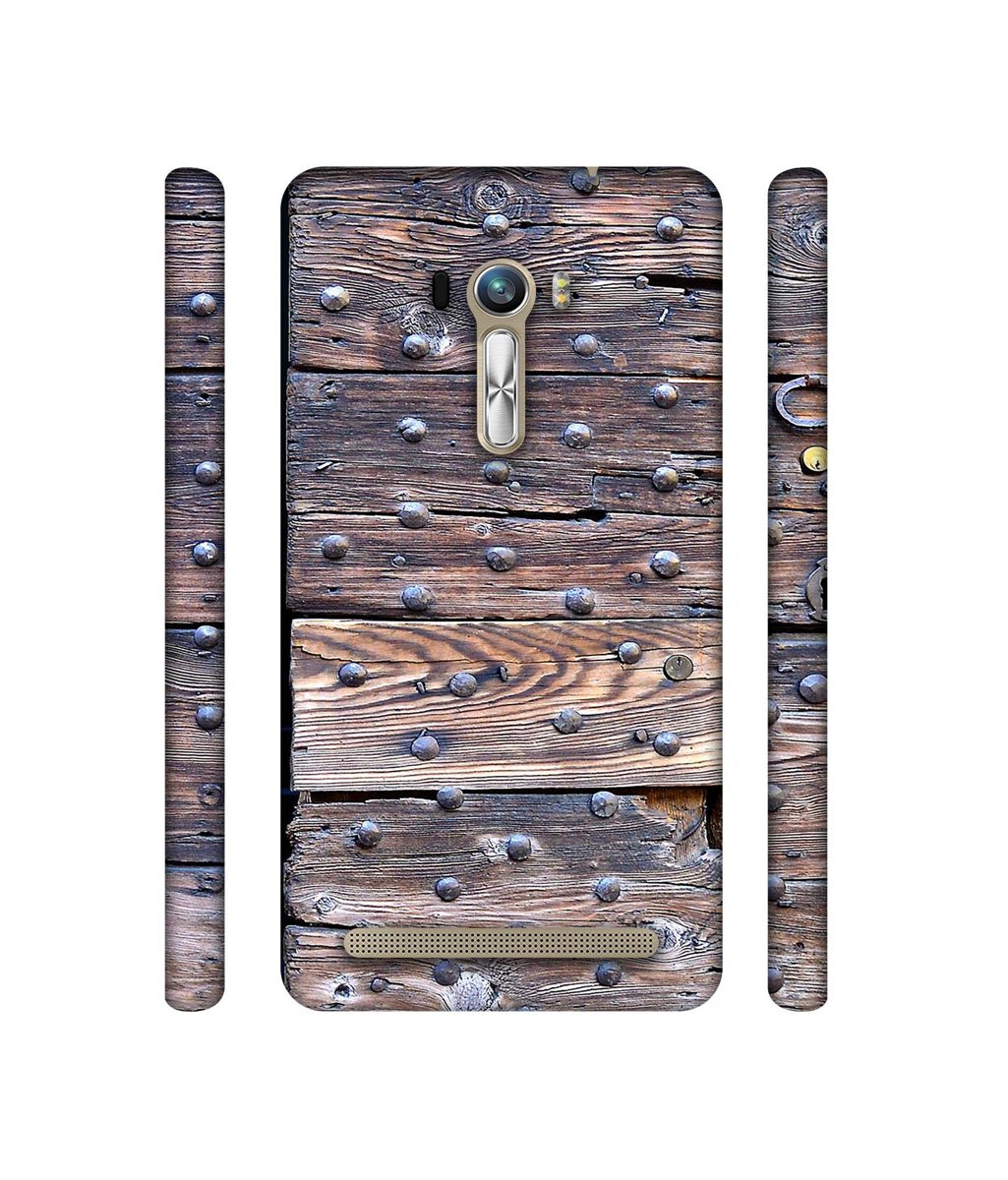 Amazon Brand - Solimo Designer Wooden Blocks Check 3D Printed Hard Back Case Mobile Cover for Asus Zenfone Selfie ZD551KL