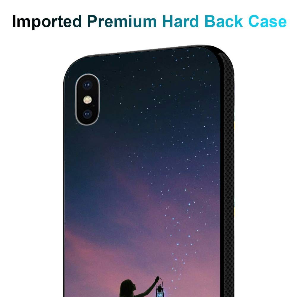 Amazon Brand - Solimo Designer Star Printed Hard Back Case Mobile Cover for Apple iPhone X/Xs (D1267)