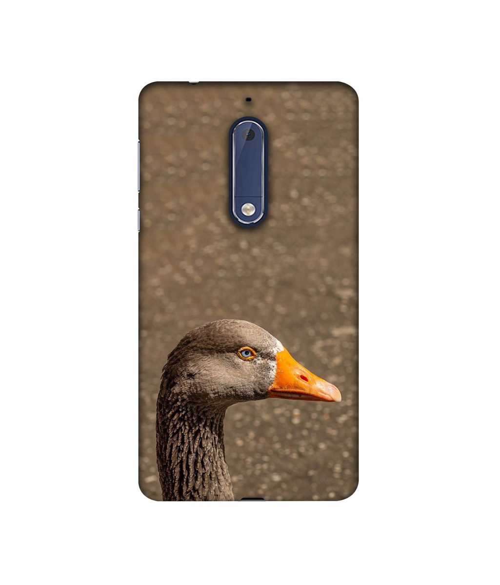 Amazon Brand - Solimo Designer Duck Face 3D Printed Hard Back Case Mobile Cover for Nokia 5