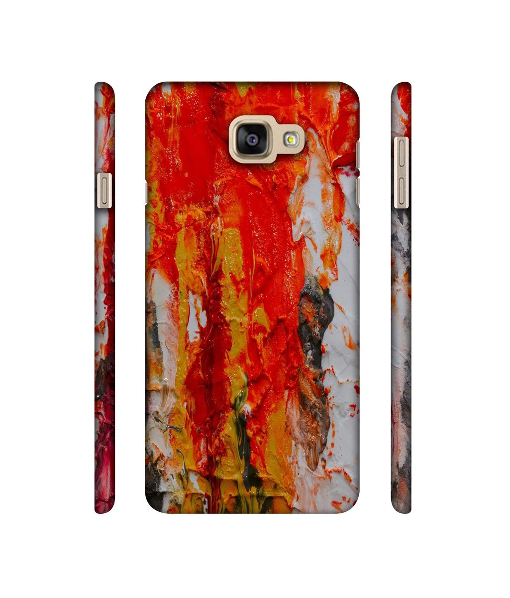 Amazon Brand - Solimo Designer Orange Color Spread 3D Printed Hard Back Case Mobile Cover for Samsung Galaxy A9 Pro