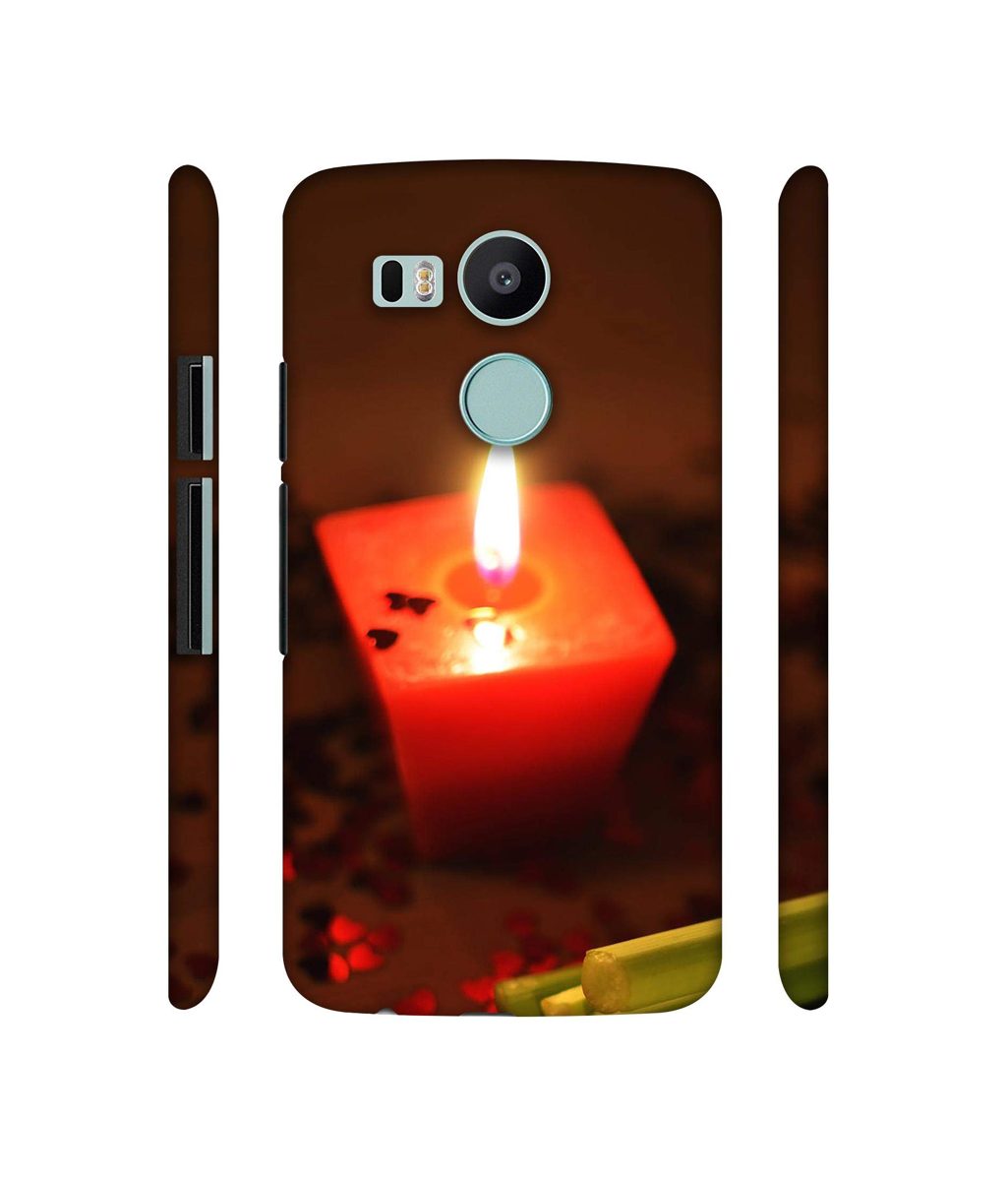 Amazon Brand - Solimo Designer Candle Light 3D Printed Hard Back Case Mobile Cover for LG Nexus 5X