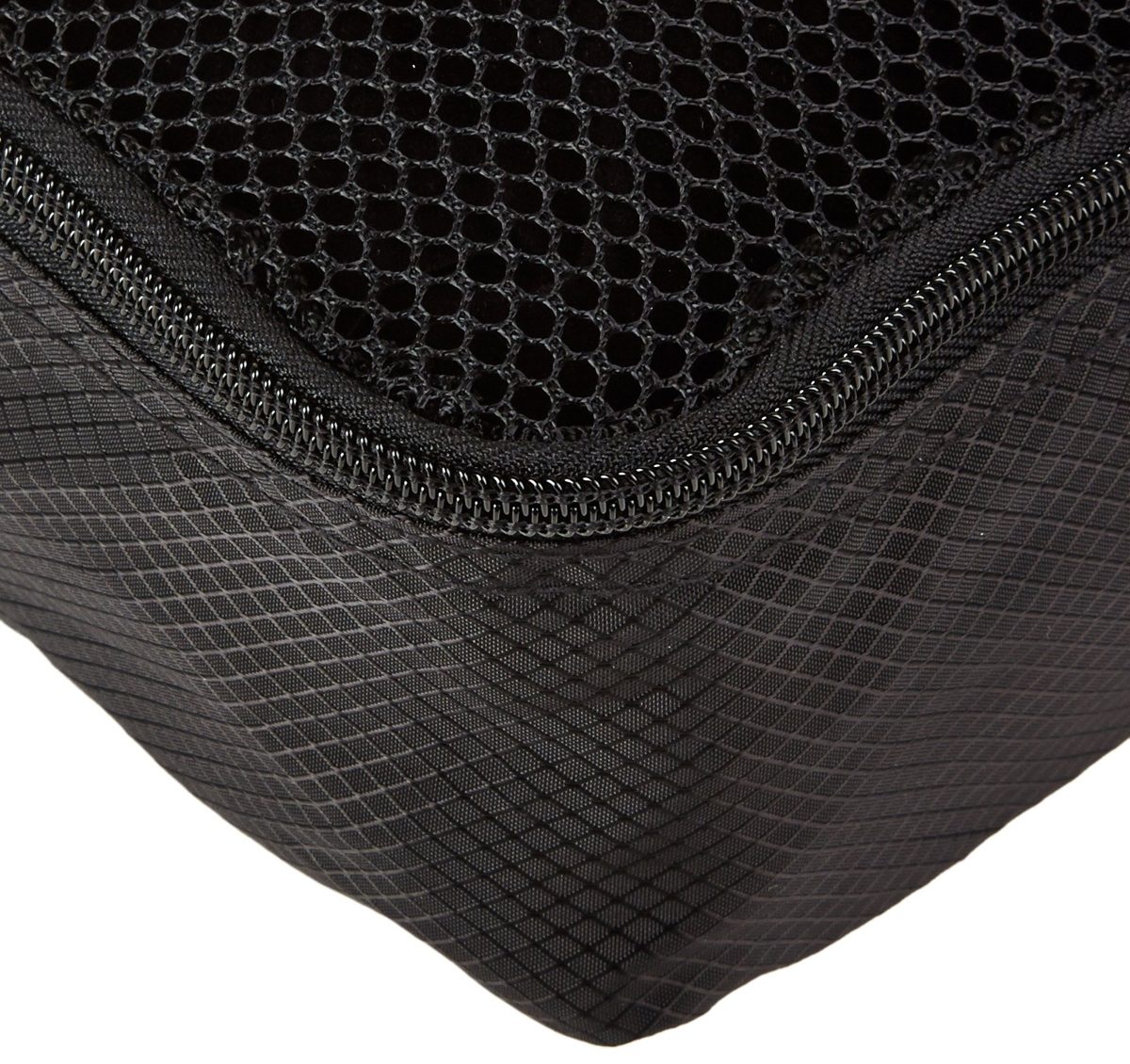 Amazon Basics Small Packing Cubes, Black and Gray - 4-Piece Set