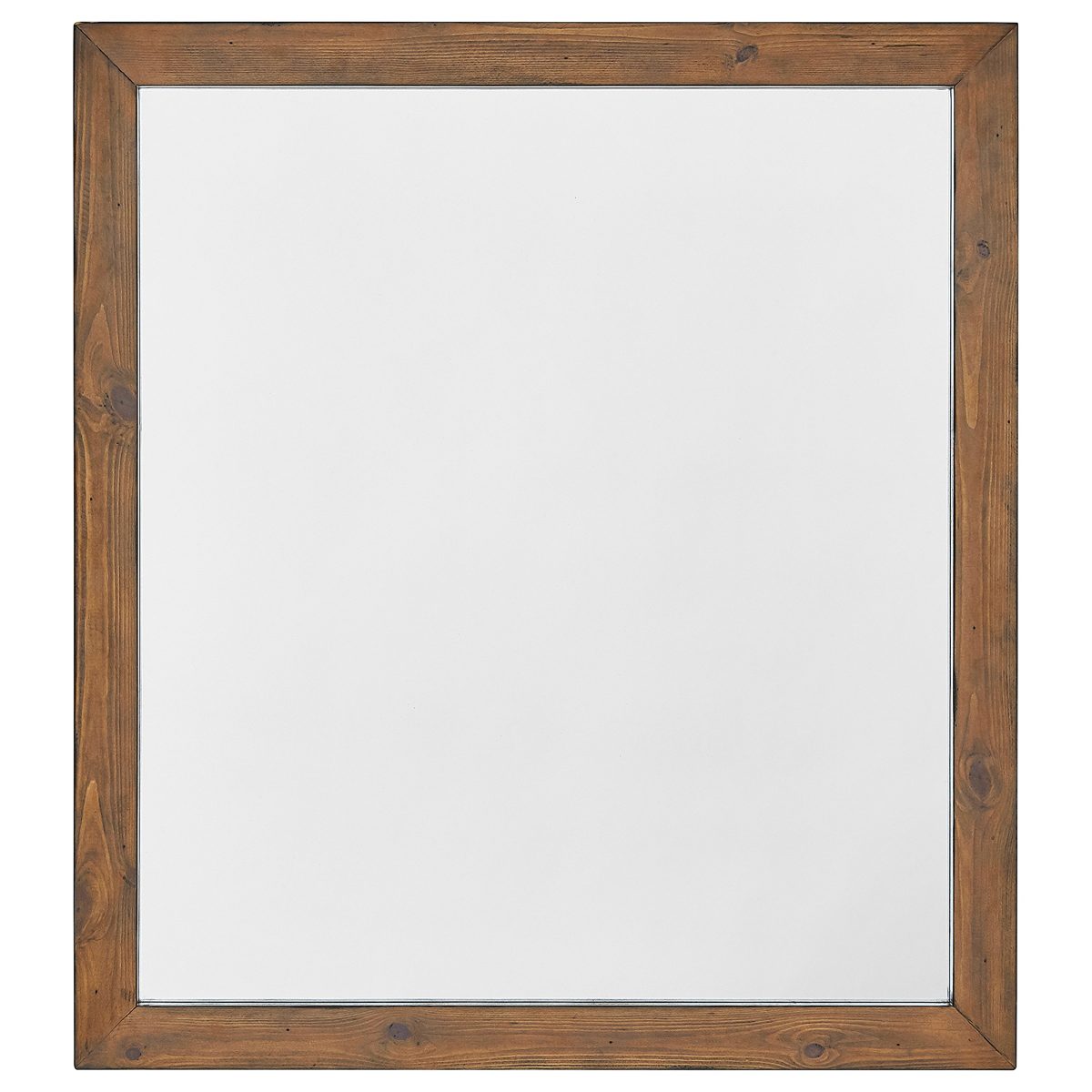 Amazon Brand – Stone & Beam Bateman Casual Mirror Wood Frame, 41"H, Brown