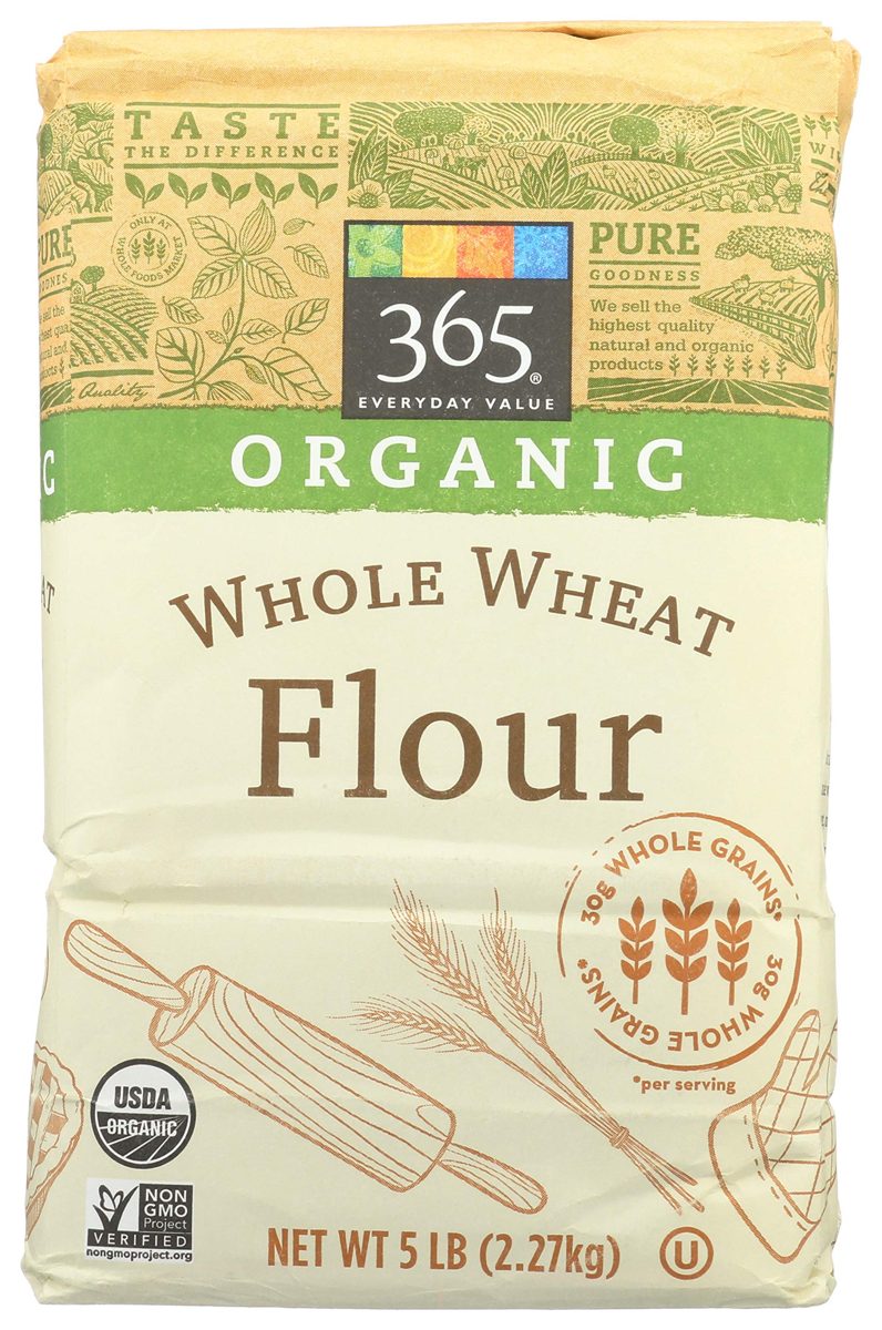 365 EVERYDAY VALUE Organic 100% Whole Wheat Flour, 80 OZ