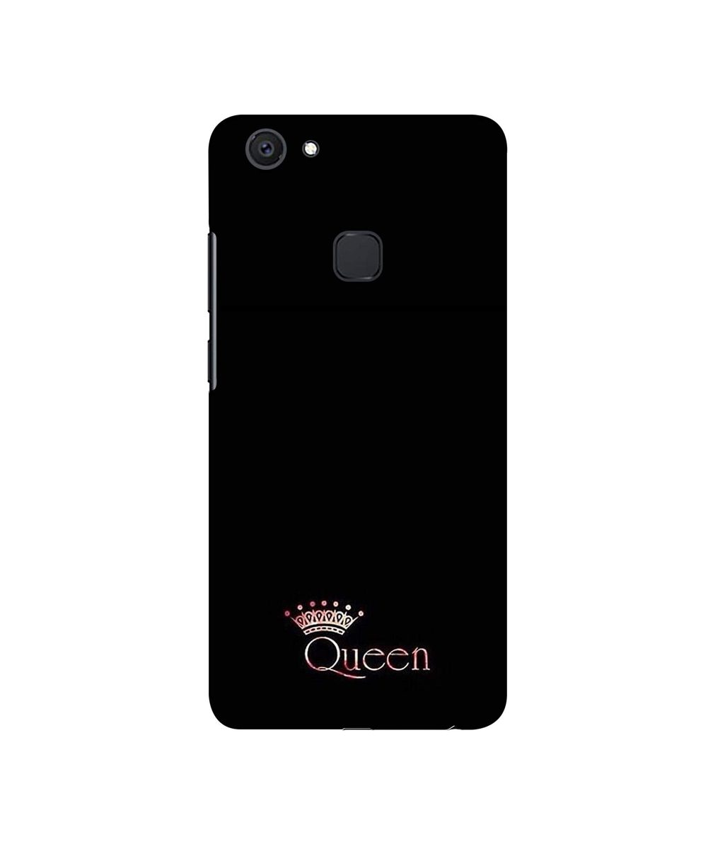 Amazon Brand - Solimo Designer Queen 3D Printed Hard Back Case Mobile Cover for Vivo V7 Plus