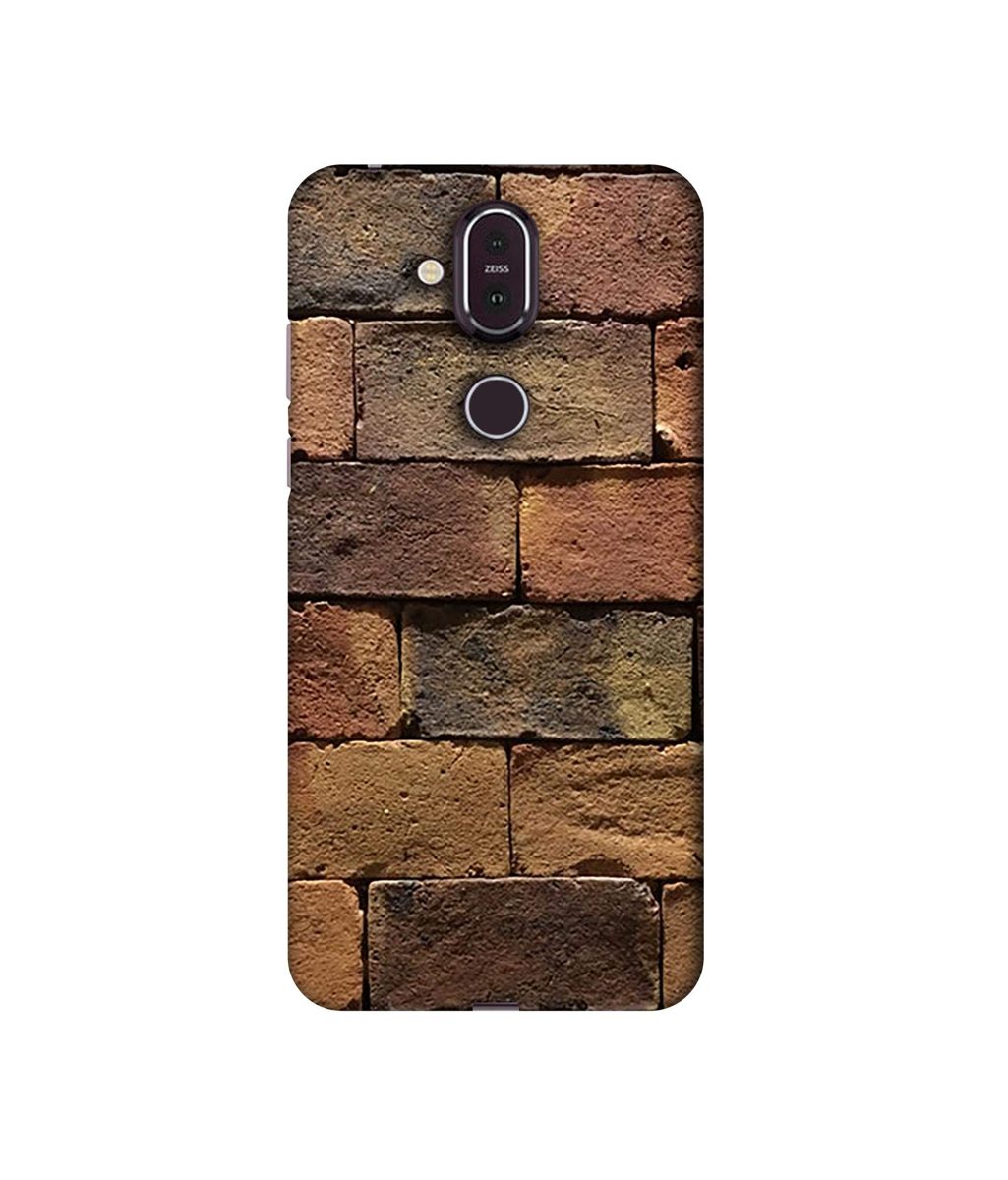 Amazon Brand - Solimo Designer Burn Bricks 3D Printed Hard Back Case Mobile Cover for Nokia 8.1