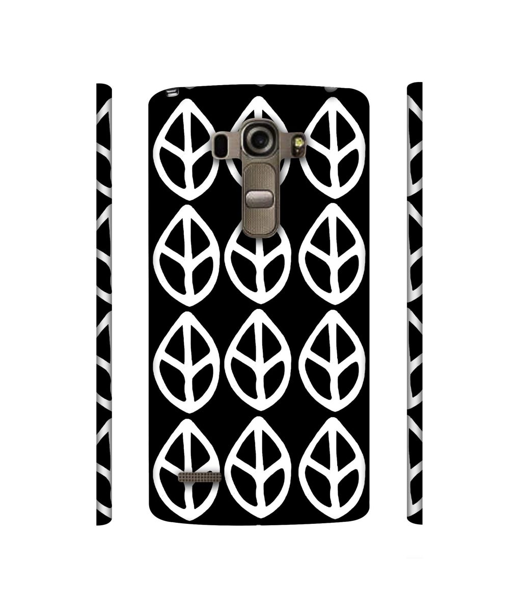 Amazon Brand - Solimo Designer White Leaf Texture 3D Printed Hard Back Case Mobile Cover for LG G4 Stylus