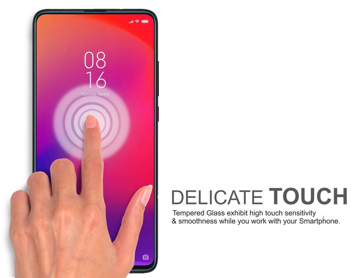 Amazon Brand - Solimo Tempered Glass for Redmi K20 Pro with Installation Kit (Clear)