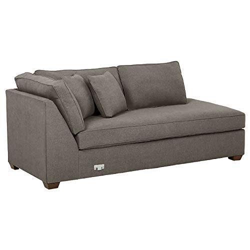Amazon Brand – Stone & Beam Bagley Sectional Component, Right-Facing Sofa Chaise, Fabric, 41"W, Stone