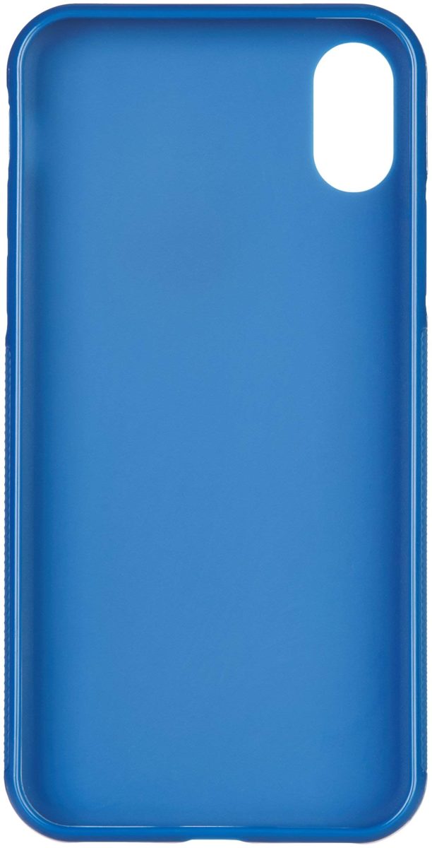 AmazonBasics iPhone X Textured Protective Case, Blue (Renewed)