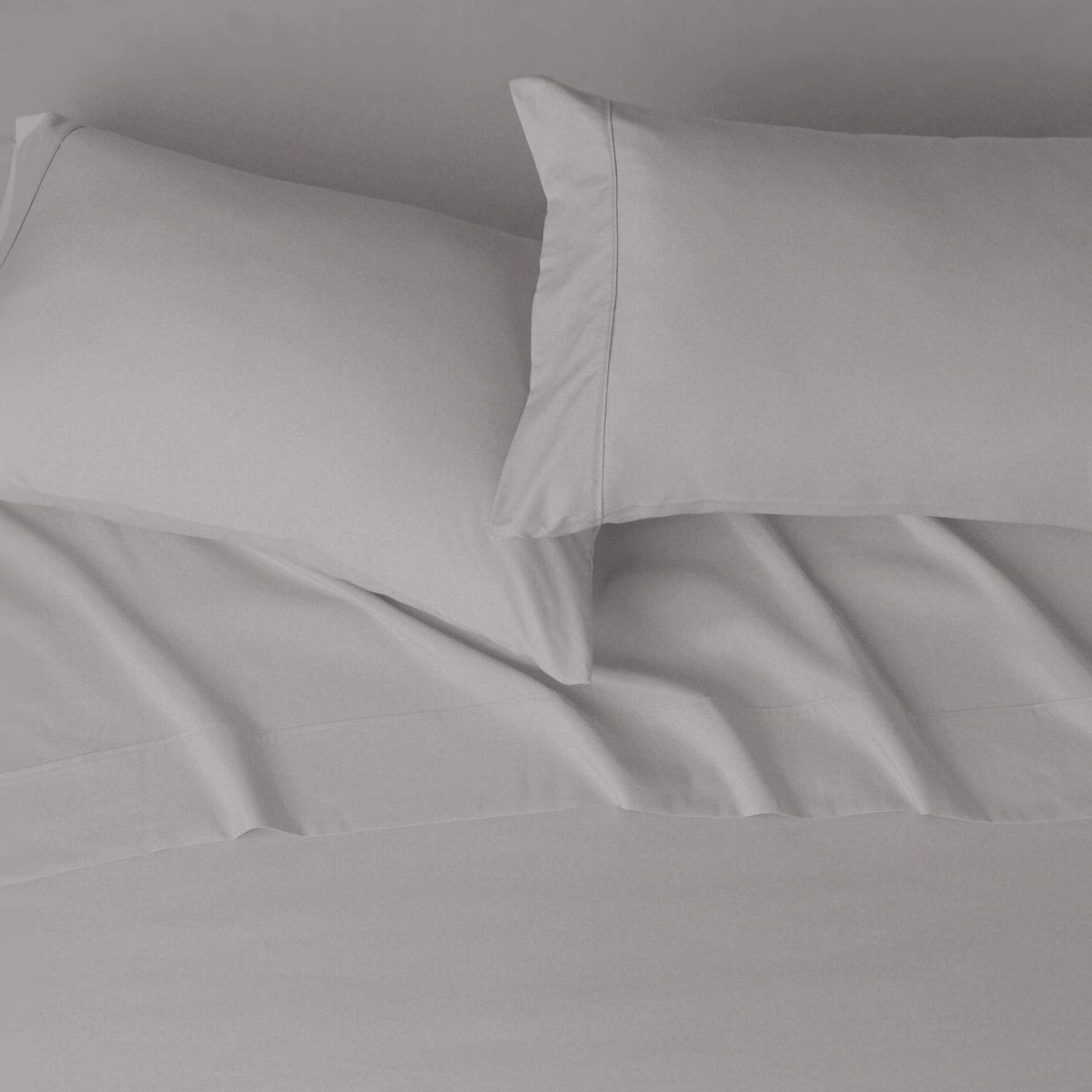 AmazonBasics Lightweight Super Soft Easy Care Microfiber Bed Sheet Set with 16" Deep Pockets - King, Dark Grey