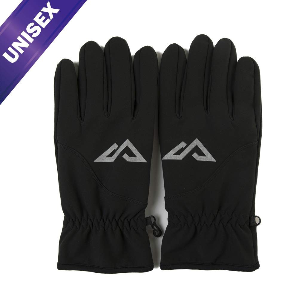 Unisex Non-Slip Winter Gloves Unisex Warm Screen Ski Cycling Riding Outdoor Black